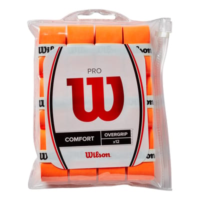 Wilson Burn Pro Overgrip Verpakking 12 Stuks-Oranje