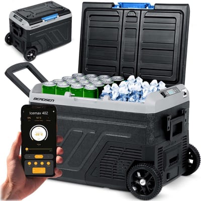 Icemax 402 Berdsen 40 liter compressor reiskoelkast - zwart