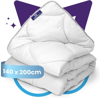 Slaapspeciaal Cloudtouch Dekbed - All Year Dekbed - 1 persoons Dekbed - Antiallergische Dekbed 140x200 cm - Ultra soft - Extra Zacht - Dikke Dekbed