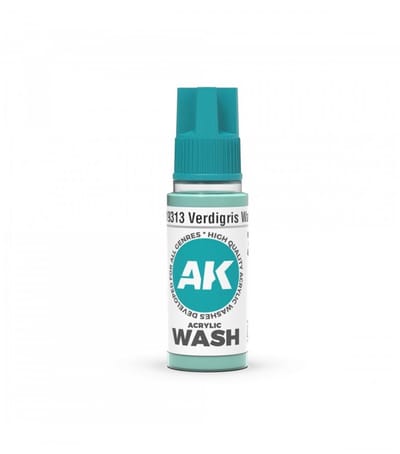 AK 3rd Gen Acrylics: Verdigris Wash (18ml)