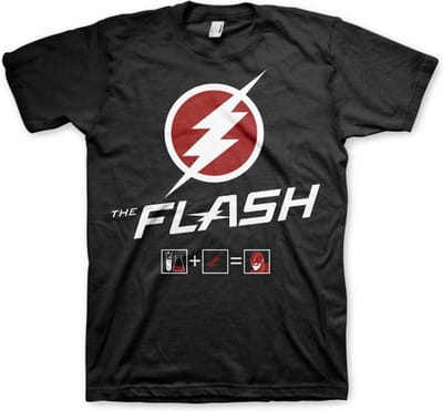 DC Comics The Flash Heren Tshirt -S- Riddle Zwart