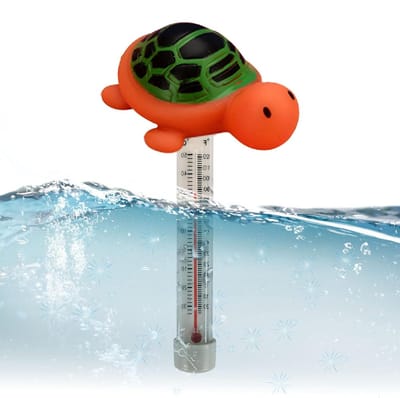 Drijvende Zwembadthermometer - Watersensor Temperatuur - Water Temperatuur Meten - Directe Aflezing - 179 x 6 x 42 cm - Wit