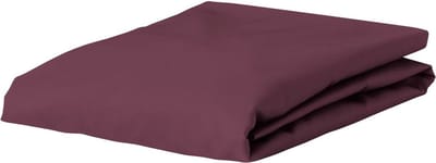 ESSENZA Satin Hoeslaken Marsala - 80x200 cm