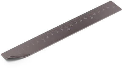 LEXON Design - Liniaal 20 cm City Ruler LD135X9 - Grijs