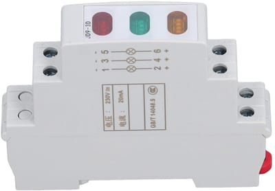 Allecto - DIN Rail Indicator Light - LED Indicatorverlichting - Rood Geel Groen - 230V - Voor Magnetische Starters - Betrouwbare Signalisatie - Ges...