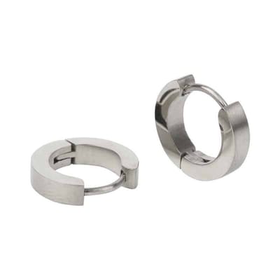 Kalli Oorringen Edelstaal Mat Zilver 1850 (14mm)