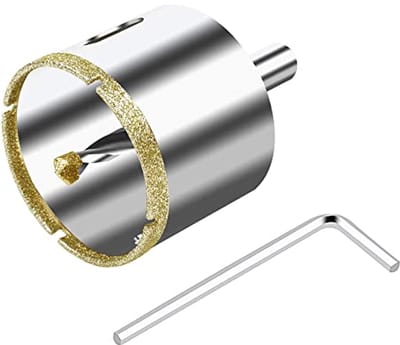 Diamantgatenzaag 50 mm met centreerboor voor glas, tegels, keramiek, marmer en graniet