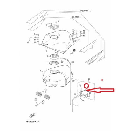 Joint entre robinet et réservoir essence pour moto Yamaha 50 TZR 5WX-F4512 Neuf