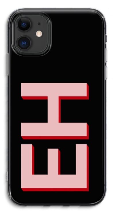 Gepersonaliseerd - Case Company® - Hoesje geschikt voor iPhone 11 hoesje - Monogram - Soft Cover Telefoonhoesje - Bescherming aan alle Kanten en Schermrand