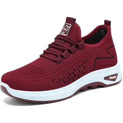 Schoenen voor Dames Nieuwe Zachte Zool Ademend Moederdag Schoenen Moederschoenen Zomer Licht Casual Damesschoenen 41 black