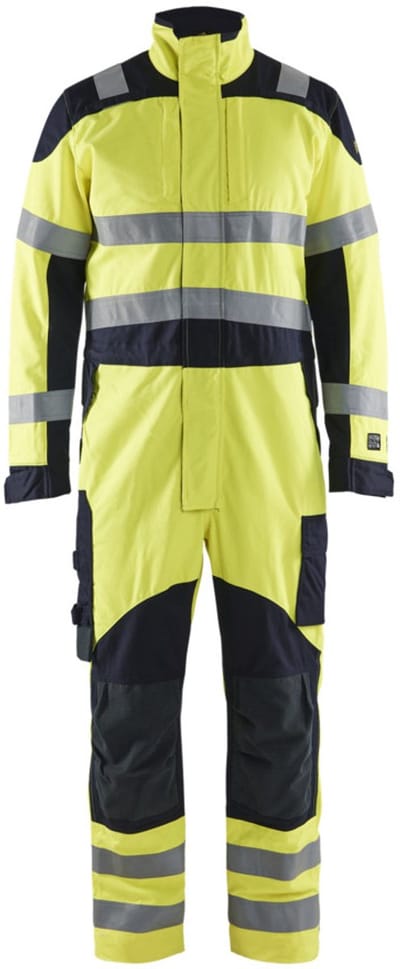 Blaklader Multinorm Inherent overalls 6089-1512 - High Vis Geel/Marineblauw - C46