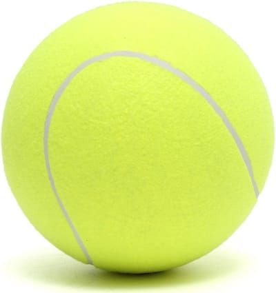 Oneay Mega jumbo tennisbal hondenspeelgoed – Extra grote rubberen speelbal Ø 24 cm