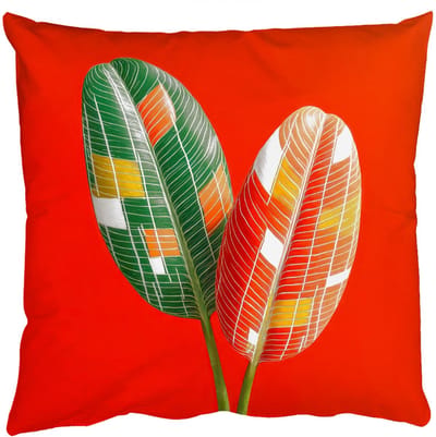 Sierkussens - Kussentjes Woonkamer - 50x50 cm - Bladeren - Ovaal - Mozaïek - Patroon