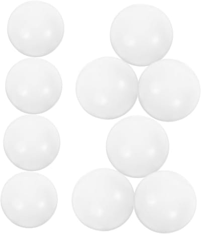 Tafelvoetbal Ballen - Mini Ballen - Spel Vervanging - Glanzend Oppervlak - 3.2 cm - Wit