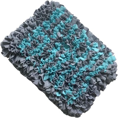 Huisdier Snuffelmat - Honden Puzzel - Voedsel Training - Stimuleert Neuswerk - 52 x 40 cm - Blauw