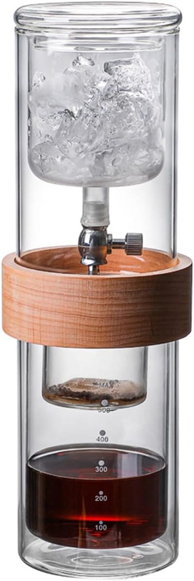 Koffiezetapparaat - Koude Brouwer - Koffie Bereiden - Instelbare Druppelsnelheid - 500 ml - Glas