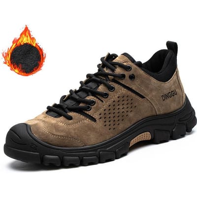 Werkschoenen Heren Anti-smash Anti-perforatie Werksneakers Lichtgewicht Ademend Beschermende Stalen Neus Veiligheidslaarzen 46