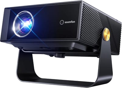 Draagbare Smart Beamer - Mini Projector Wifi - Thuisbioscoop Creëren - Automatische Focus Keystone - Tot 150 inch - Zwart