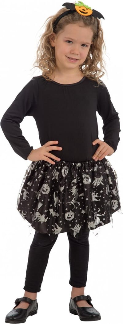 Carnival Toys Verkleedrok Halloween Meisjes Polyester Zilver