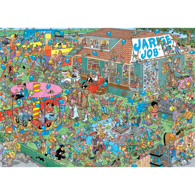 Jan van Haasteren - Stichting Jarige Job 15 jaar - Ieder kind verdient een verjaardag - 1000 stukjes puzzel - Legpuzzel - Speciale editie