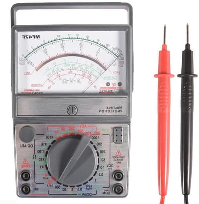 Analoge Multimeter - Pointer Tester - Elektrische Inspectie - Batterijloos Display - 2500V 10A - Zilver