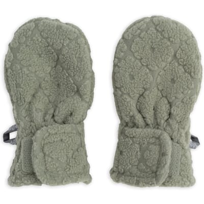Kinderwanten fleece - Groen - 12-24 maanden - Klittenbandsluiting