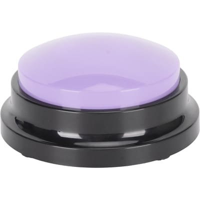 Boutons de communication pour chien, bouton de conversation éducatif et enregistrable, buzzer de dressage pour animaux de compagnie pour 30 violet