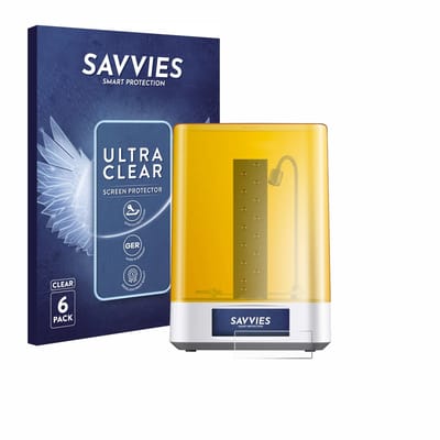 Savvies - Screenprotector voor Anycubic Wash & Cure 3 Plus - Folie Beschermfolie transparant 6 Stuks