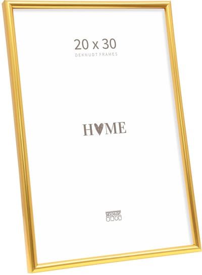 Deknudt Frames fotolijst  S011A4 - smal goud in kunststof - 20x30 cm