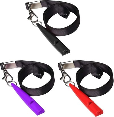 Ultrasone Hond Gehoorzaamheid Fluitjes 3 Pack - Professionele Training Fluitjes met Lanyard voor Hond Recall