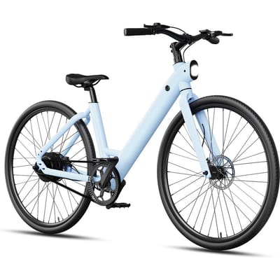 Freedare JB1015 Instap Elektrische Fiets voor Vrouwen, 36V 10Ah Samsung Batterij blauw