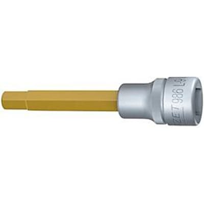 HAZET inbus 986L-9, 1/2 inch, AF 9 mm, TIN-gecoat, DIN 7422, lengte 100 mm