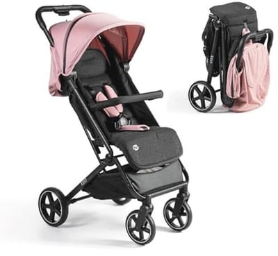 Ultralichte en Compacte Buggy met Uitschuifbare Kap | Tot 22 kg | Boekvormig Vouwsysteem