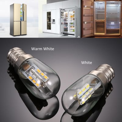 Lampe LED pour Mini réfrigérateur, AC110V/220V, lampe de réfrigérateur E14, support de douille d'ampoule SMD2835 AC220V blanc
