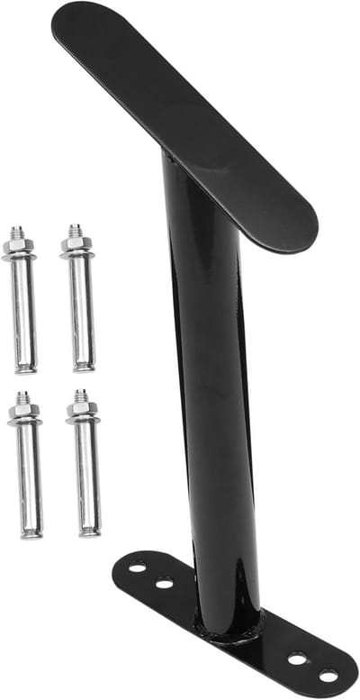 Opberghouder Touwen - Fitness Touwrek - Sporten Organiseren - Wandmontage Ontwerp - 35 x 21.5 cm - Zwart