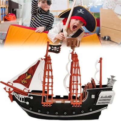 Piraten Schip Boten Model Speelgoed Kamer Woonkamer Decoraties Kinderen Piraten Speelgoed Hollandse Piraten Schip Model Speelgoed voor Kinderen Cadeau black