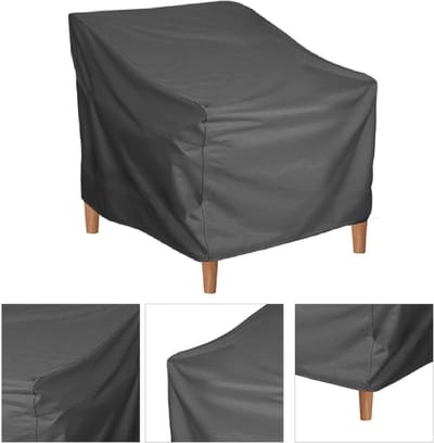 Stoelhoes Tuinmeubel - Beschermhoes Buiten - Meubels Beschermen - Volledige Dekking - 80x85x915cm - Zwart