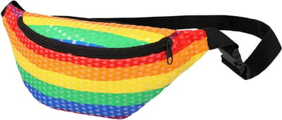 Scoby - Fanny pack - Heuptas - Festival tas - Opvallend design - Sequin Bag - Compact - Regenboog