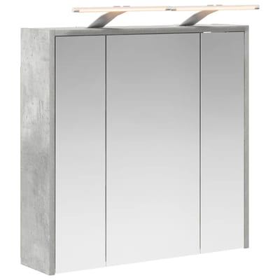 vidaXL - Badkamerspiegelkast - Beton - Grijs - 63,5 - x - 16 - x - 62,5 - cm