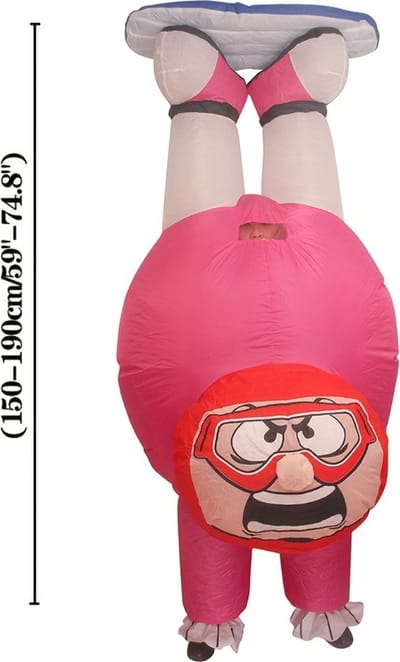 Livano Halloween Outfit - Halloween Kostuum - Pak - Opblaasbaar Kostuum - Costume - Carnaval - Kinderen - Skiën