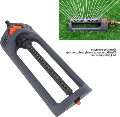 Oscillerende Gazon Sprinkler met 4 Spray Modi en Gewogen Basis voor Efficiënte Tuinirrigatie, Bedekt Tot 4000 m²