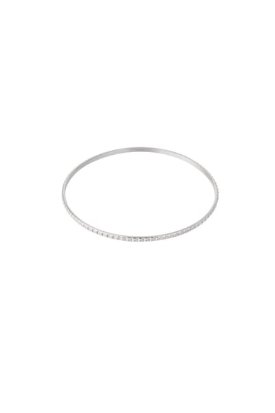 Bijoutheek Armband (Sieraad) Bangle Mini Studs Zilver