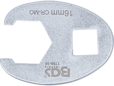 BGS Vierkante moersleutel aandrijving 10 mm (3/8") SW 16 mm ...
