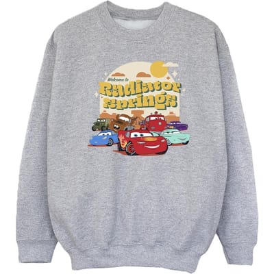 Disney Meisjes Cars Radiator Springs Groep Sweatshirt (Sportgrijs)