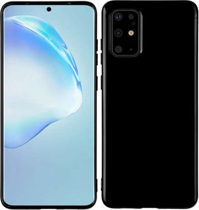 Samsung Galaxy S20 hoesje - TPU Siliconen Case Cover Zwart Hoesje