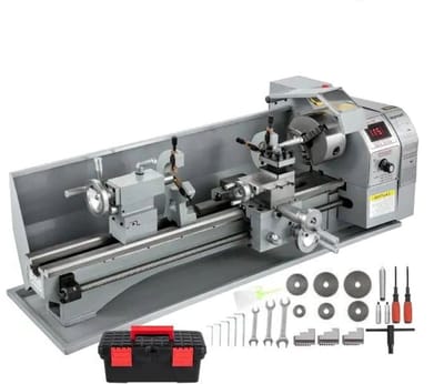 Mini Metaaldraaibank – Tafel Draaibank – Precisie Draaibank – Hobby Draaibank – Metalen Draaibank – 1100W Motor – Variabele Snelheid