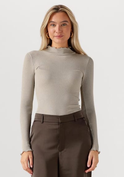 Rosemunde Boston Turtleneck W/ Lurex Dames - Topjes - Zand - Maat L