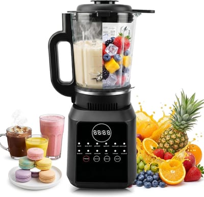 Staande mixer - Soepmaker - Warme maaltijden maken - 12 automatische programma's - 1.7 liter kan - Wit