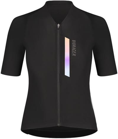 Bioracer Icon Gravel Korte Mouw Wielertrui Zwart XS Vrouw