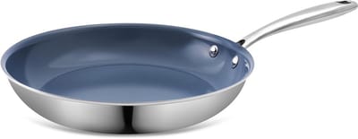 20 cm Gezonde Niet-klevende Kookpan met Keramische Coating – Vaatwasser- en Ovensveilig, Geschikt voor Inductie en Gas